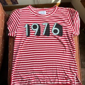 Current/Elliot “1976” striped tee